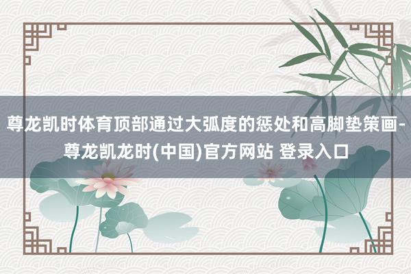 尊龙凯时体育顶部通过大弧度的惩处和高脚垫策画-尊龙凯龙时(中国)官方网站 登录入口