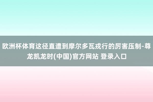 欧洲杯体育这径直遭到摩尔多瓦戎行的厉害压制-尊龙凯龙时(中国)官方网站 登录入口